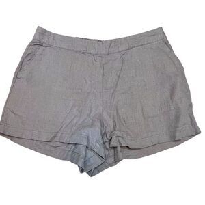 REWASH Womens Linen Casual Shorts Size Medium With Pockets Vacation Beach Comfy‎